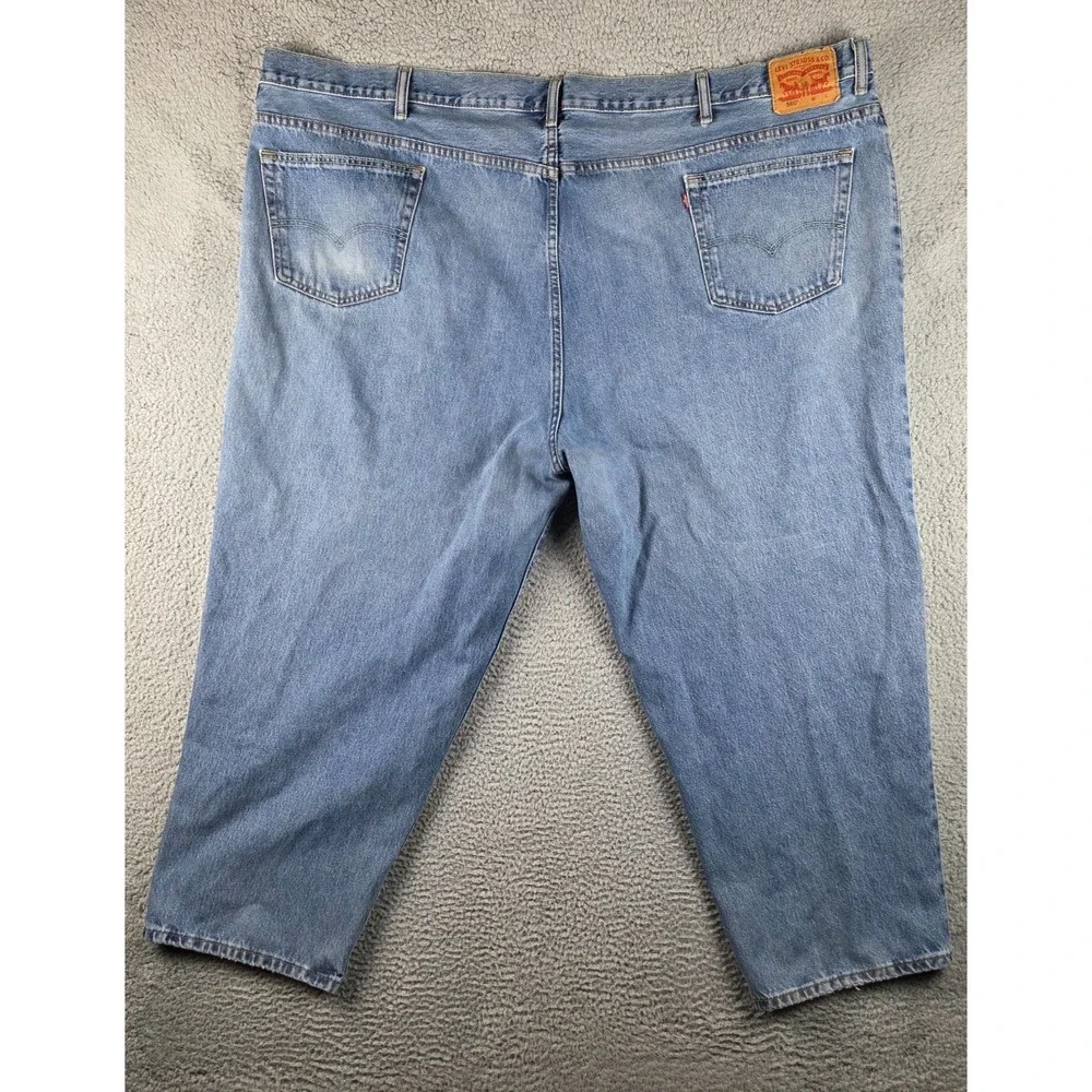 Levi's 560 Jeans Mens‎ 60x30 (58x29) Blue Medium Wash Cotton Denim